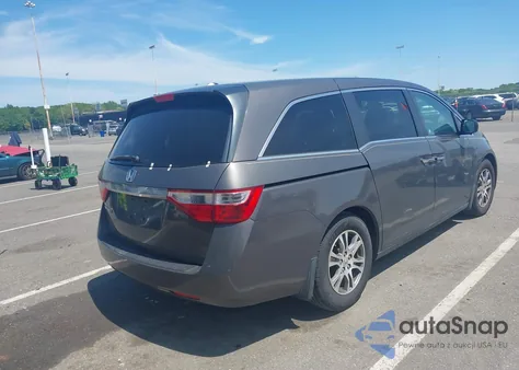 2013 Honda Odyssey Ex-L from USA, damaged, VIN 5FNRL5H62DB007091